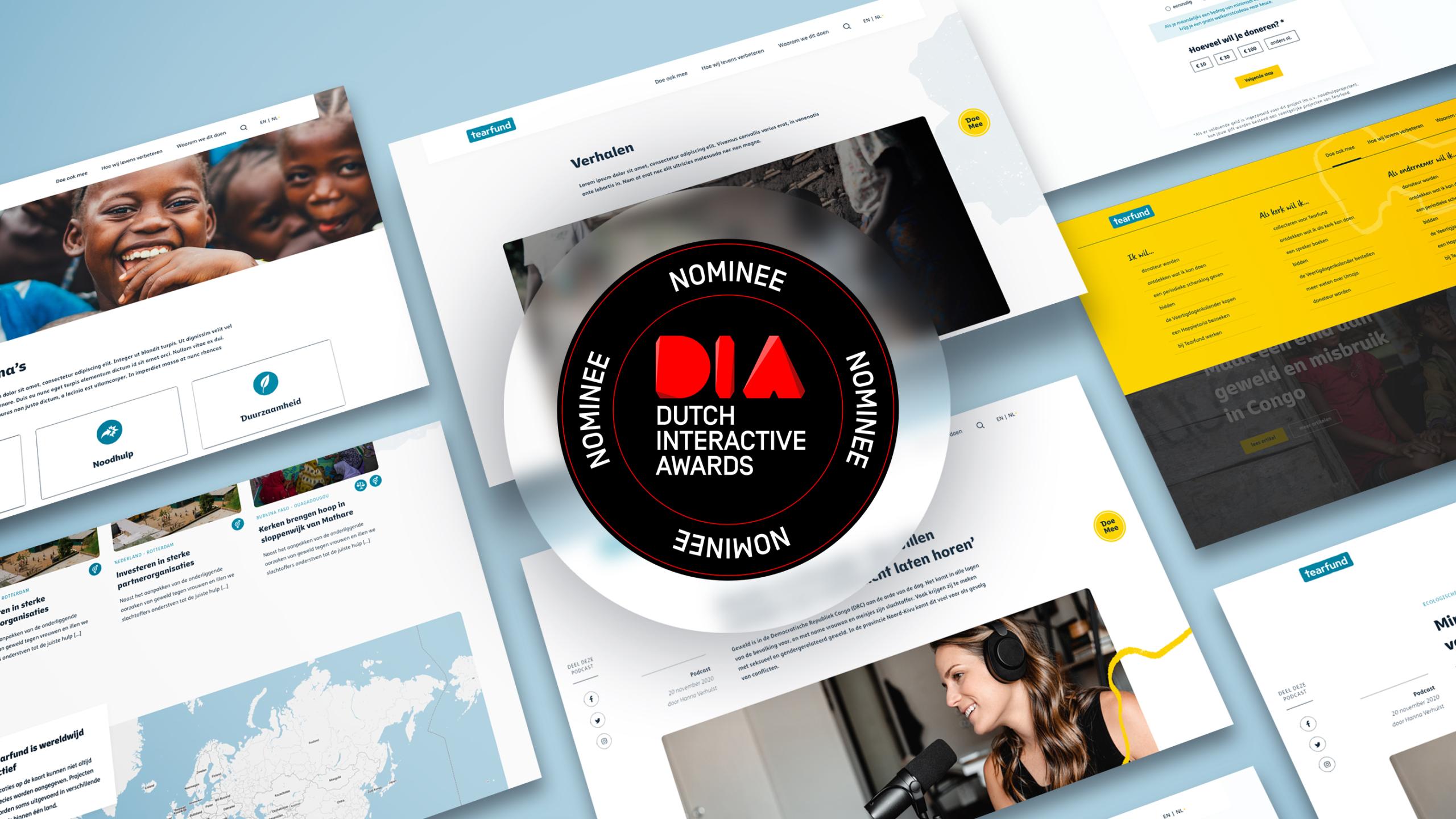 Tearfund Dutch Interactive Awards Nominee