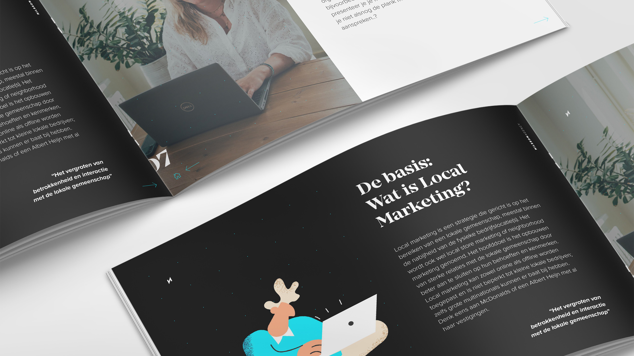 local marketing mock up