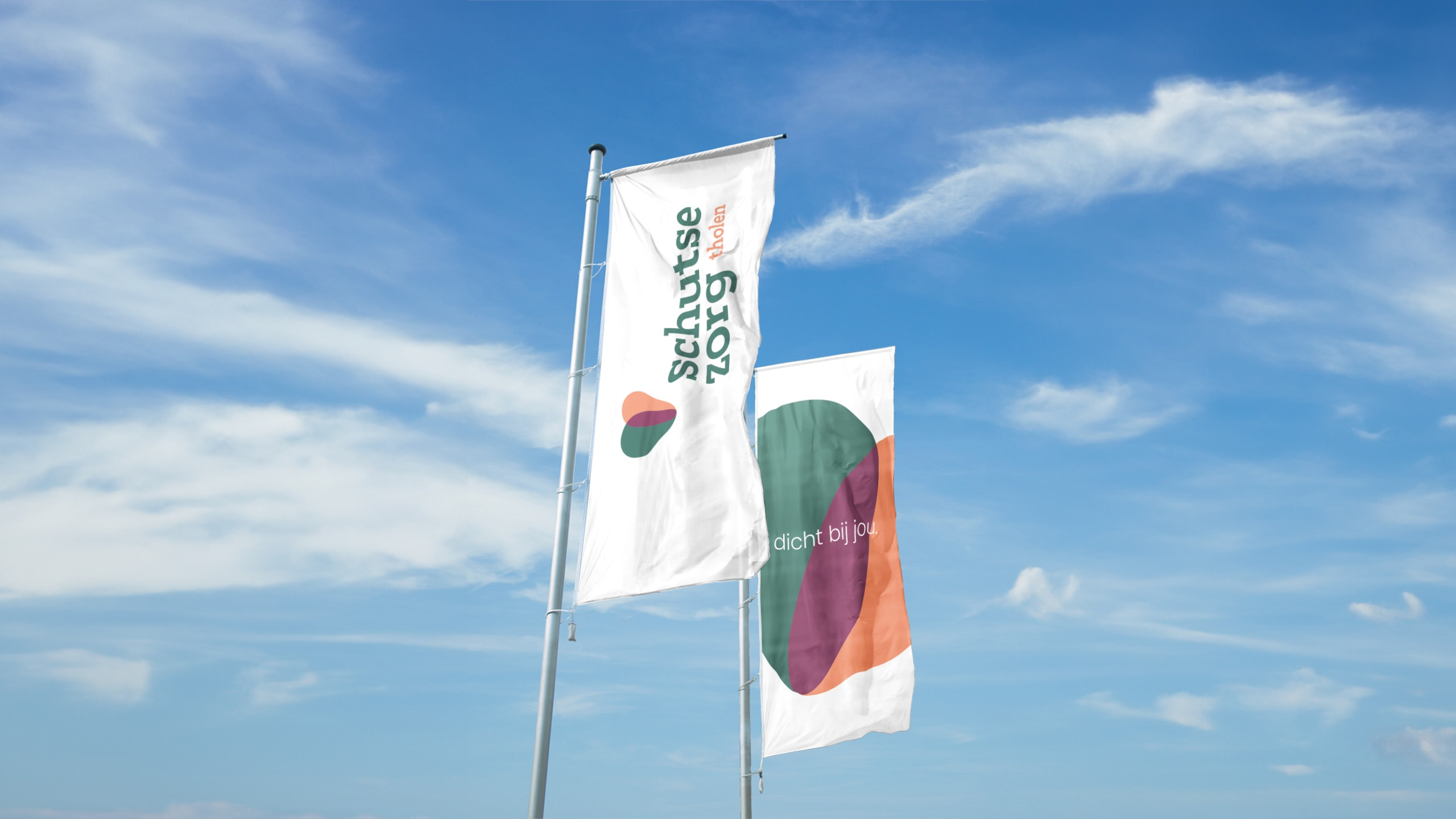 Schutse Zorg Tholen vlaggen