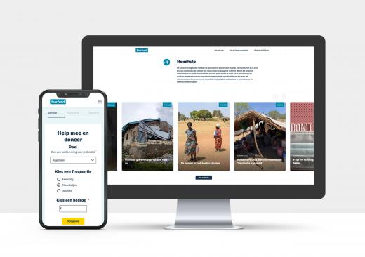 Computer + iphone tearfund