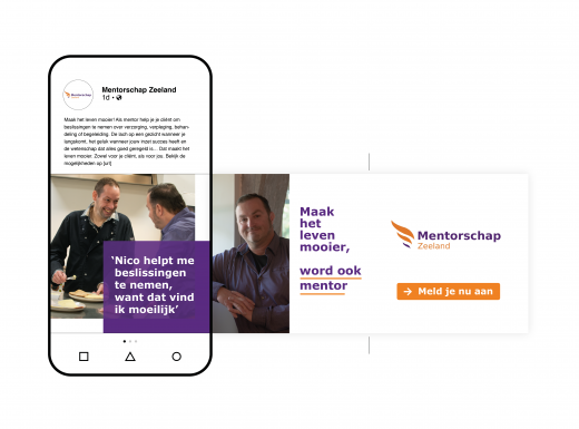 Social post-Wervingscampagne-Mentorschap