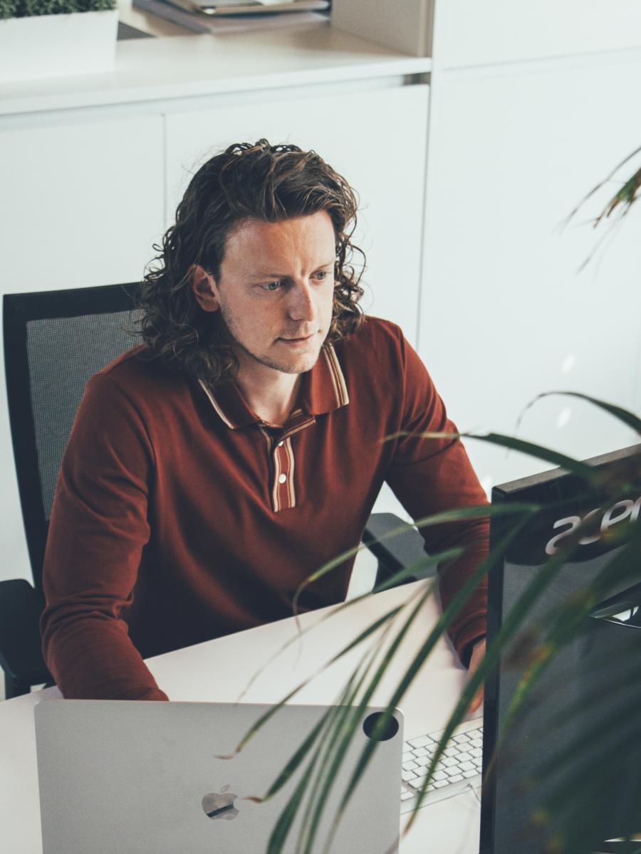 Werken op computer