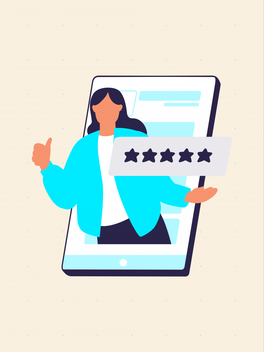 Review foto illustratie
