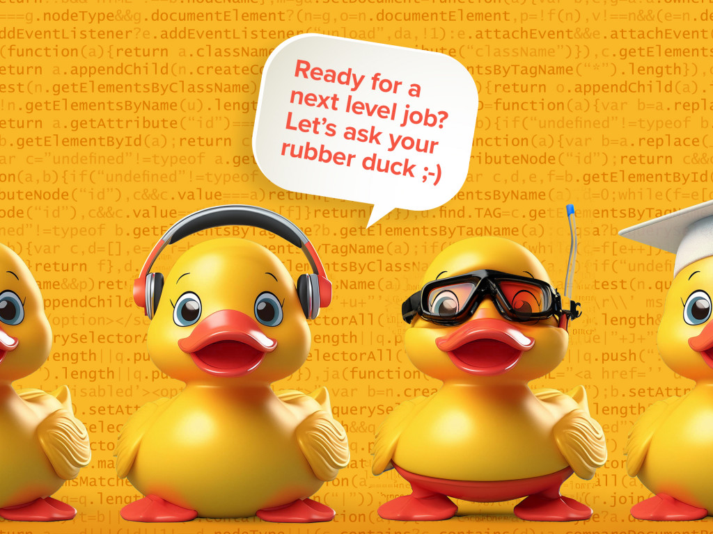 Afbeelding van verschillende "rubber ducks"