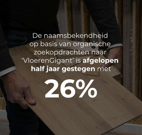 Naamsbekendheid vloerengigant gestegen met 26%
